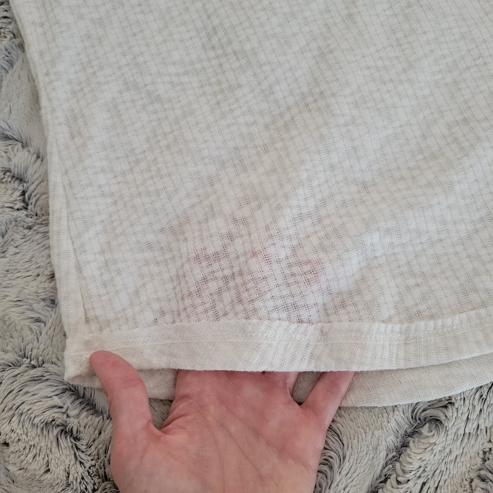 BKE half sleeve ribbed knit lace-up top - Picture 4 of 4